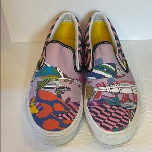 Vans Beatles Yellow Submarine Slip-On Sneakers Women’s Size 9.5 Men’s Size 8